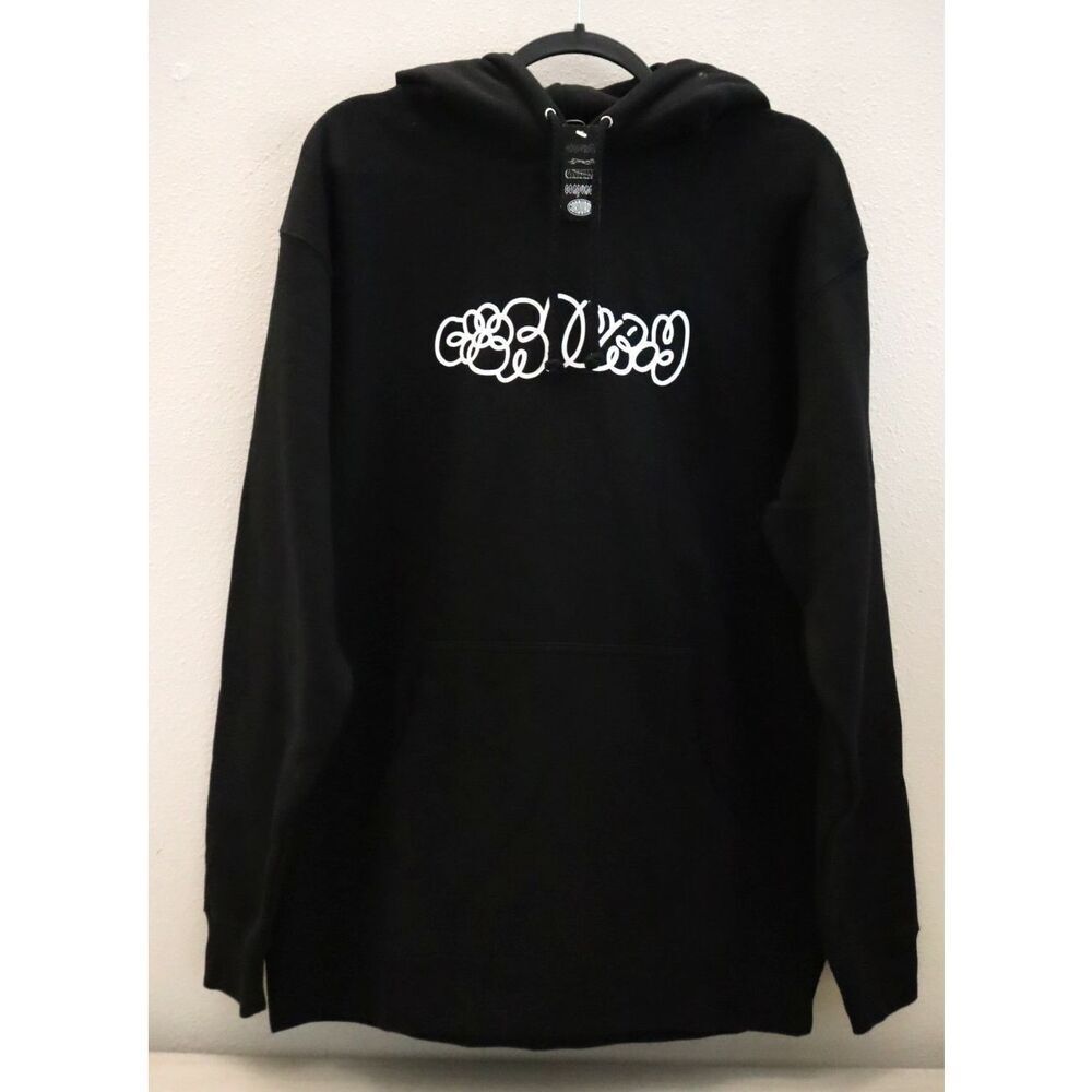 Corduroy IND4000C Men's Sz Large Black Amis Pullover Hoodie Sweatshirt